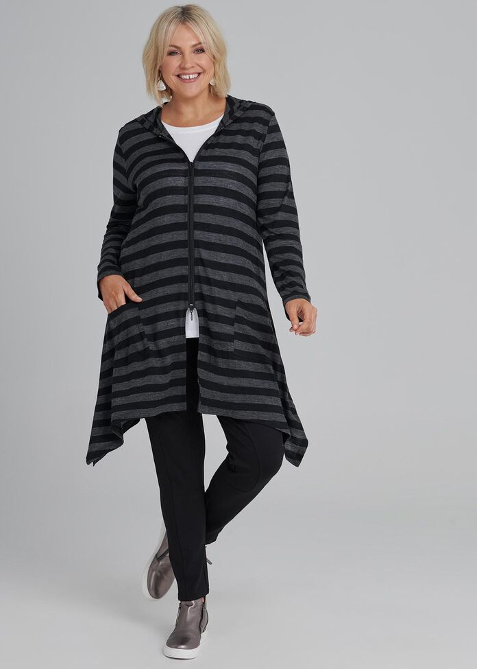 Aspen Stripe Cardi, , hi-res