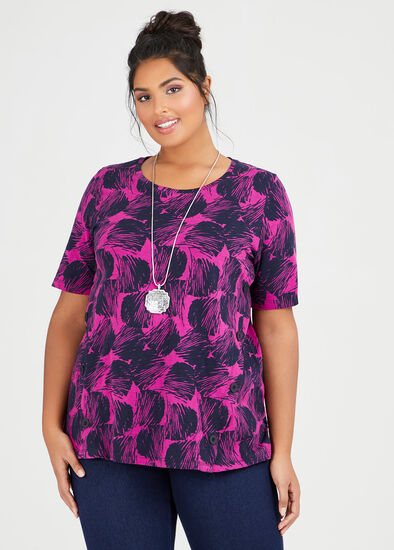 Plus Size Cotton Nightfall Top