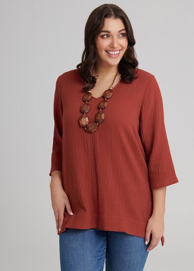 Plus Size Cotton Malta Top