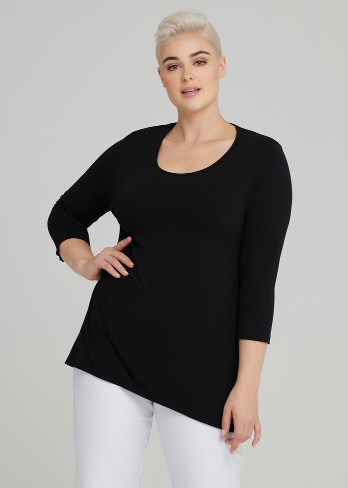 Cora Everyday 3/4 Sleeve Top, , hi-res