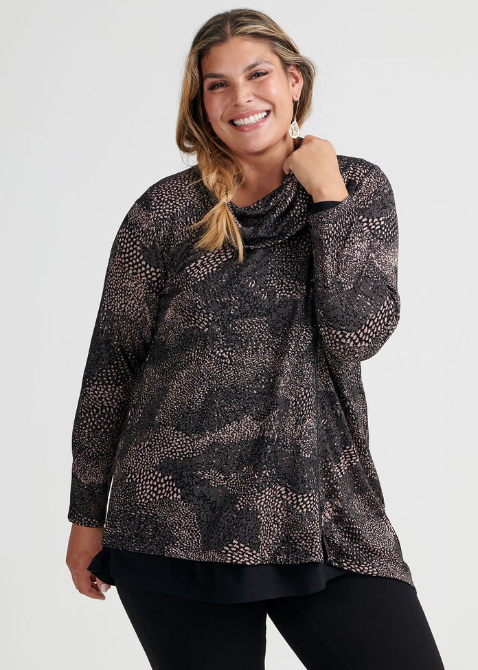 Lakeside Jacquard Top, , hi-res