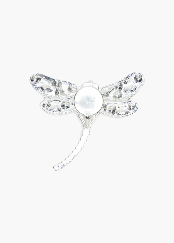 Diamond Dragonfly Brooch, , hi-res