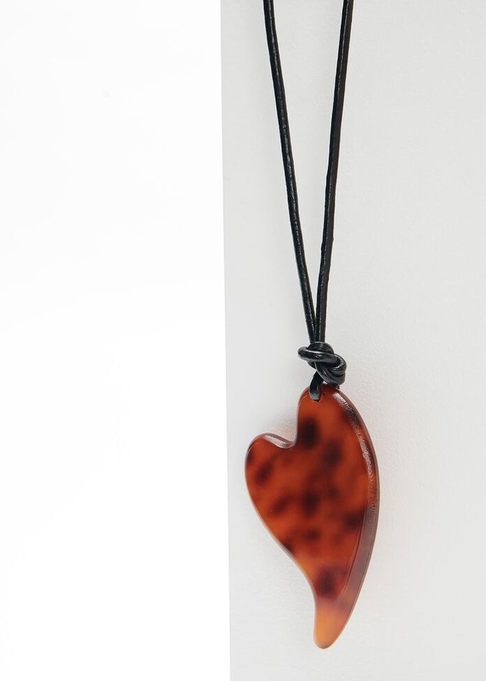 Tortoise Heart Necklace, , hi-res