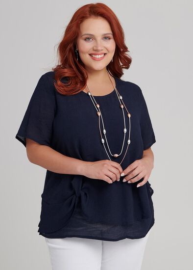 Plus Size My Knot Top