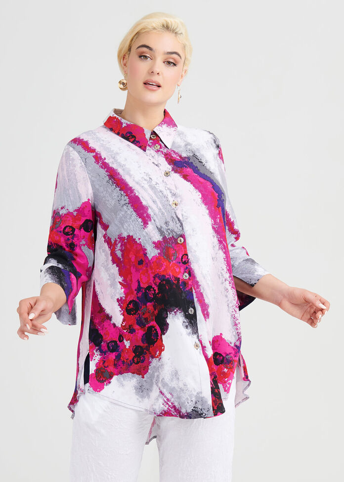 Calypso Viscose Shirt, , hi-res