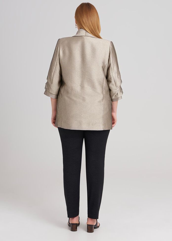 3/4 Sleeve Relaxed Jacket, , hi-res