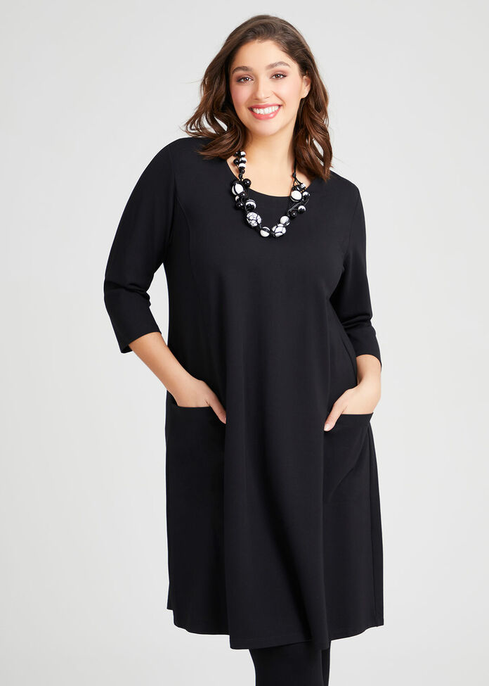 Envoy Ponte Dress, , hi-res