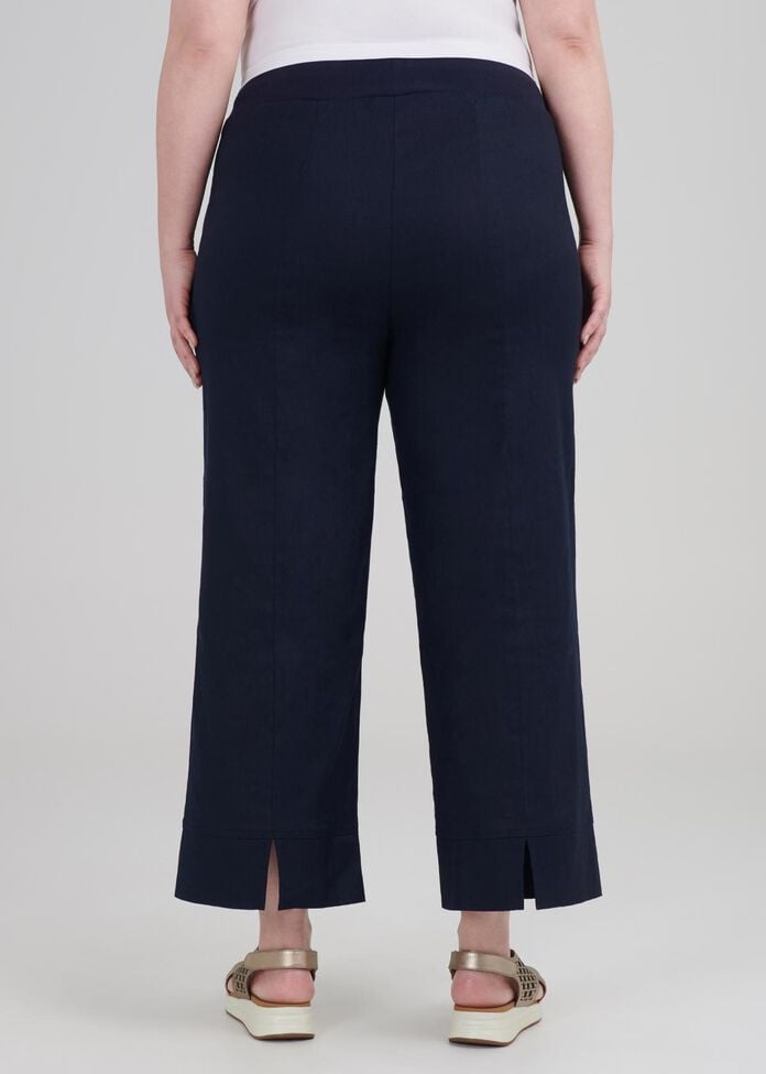 Tall Linen Oasis Crop Pant, , hi-res