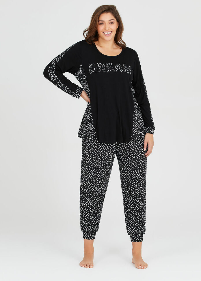 Bamboo Mini Spot Pj Pant, , hi-res