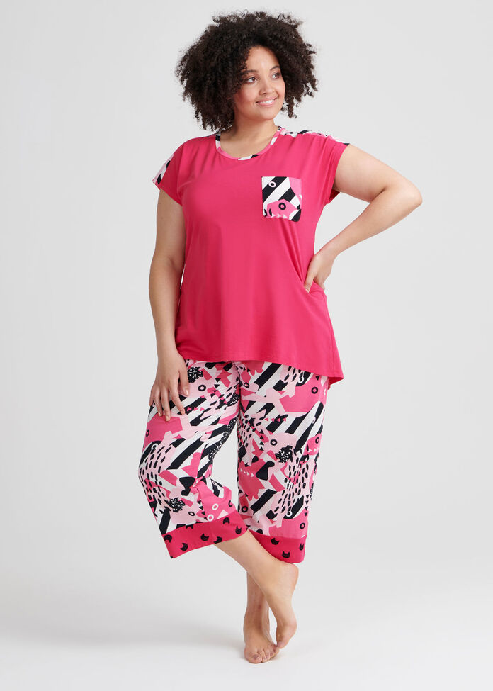 Cotton Cat Crop Pj Pant, , hi-res