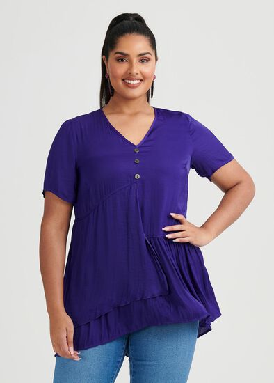 Plus Size Ready To Ruffle Luxe Tunic