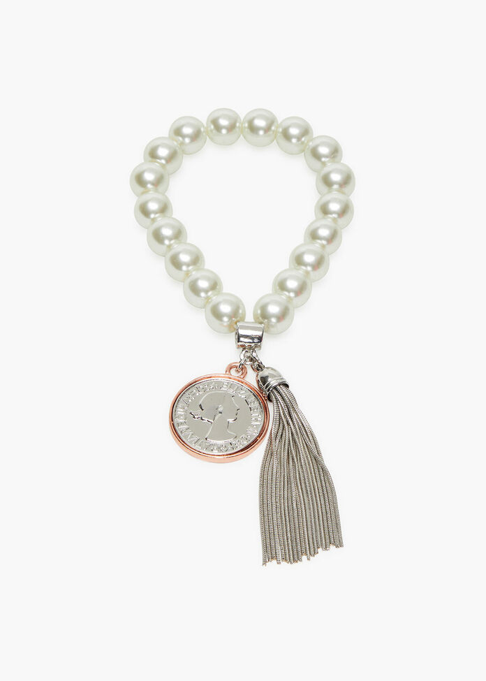 Pearl Tassel Bracelet, , hi-res