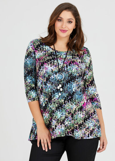 Plus Size Bamboo Confetti Top