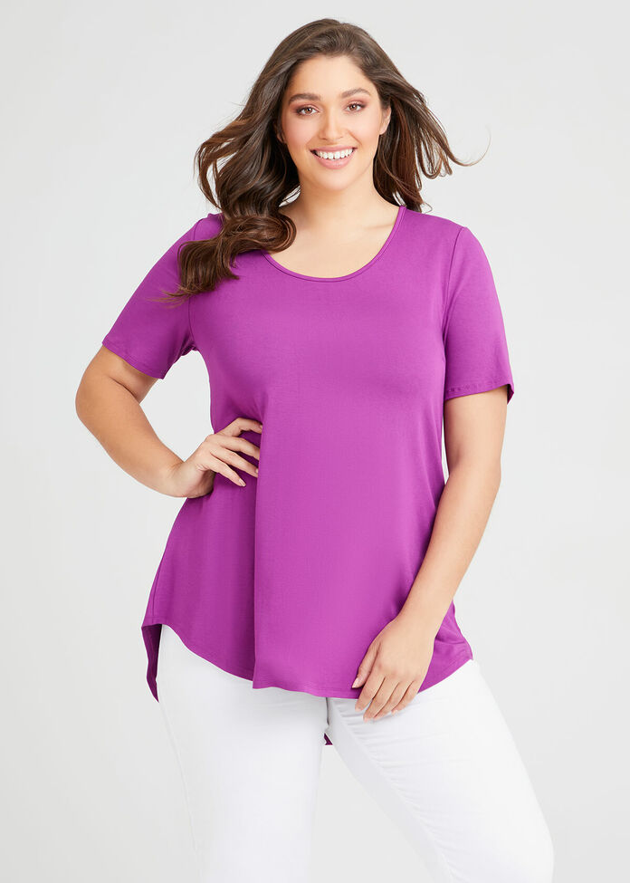 Bamboo Base S/slv Top, , hi-res