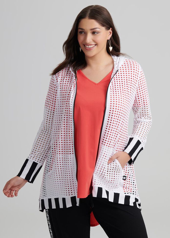 Jadore Mesh Cardi, , hi-res