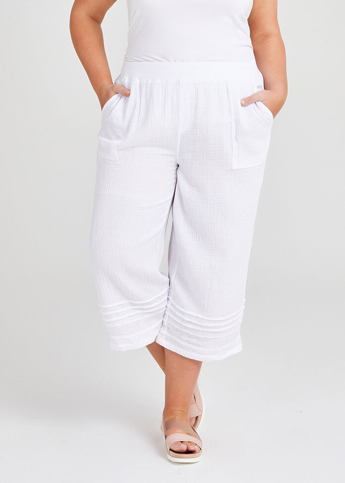 Cotton Coastal Crop Pant, , hi-res