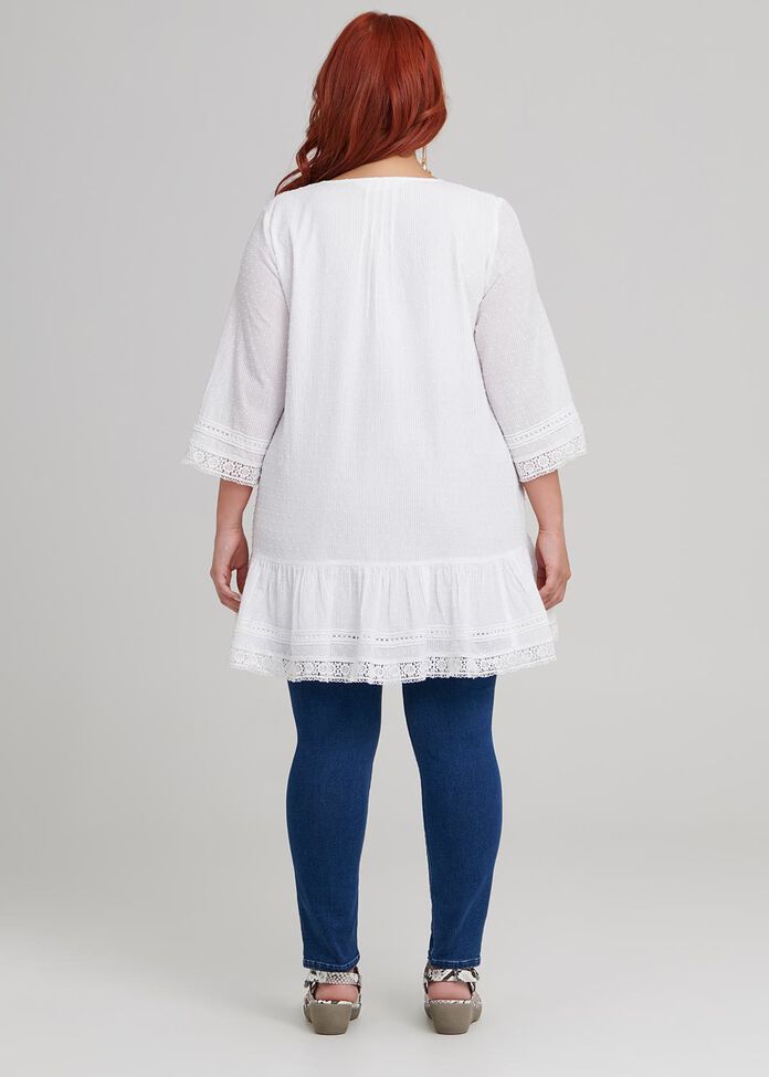 Dobby Boho Tunic, , hi-res