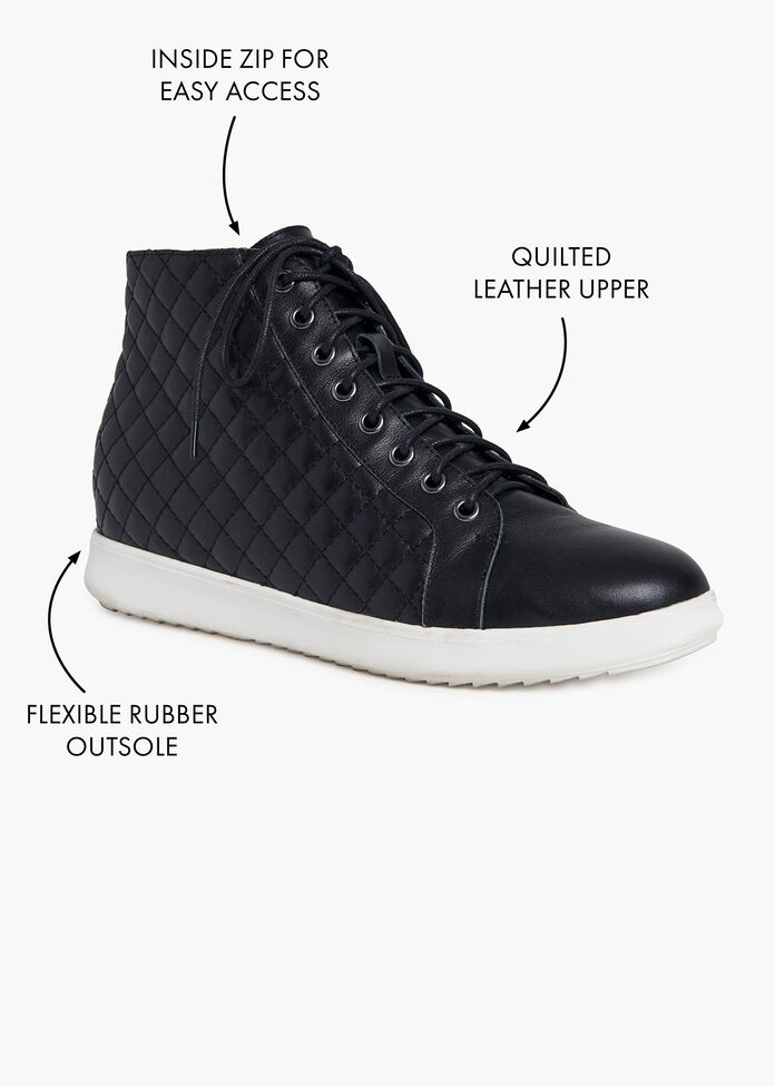 Laila Leather Sneaker Boot, , hi-res