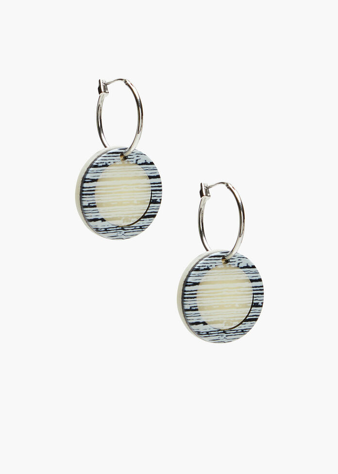 Monochrome Reversible Earrings, , hi-res