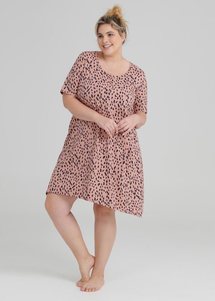 Organic Spots Nightie, , hi-res