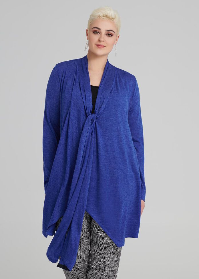 Winter Blues Wool Cardi, , hi-res