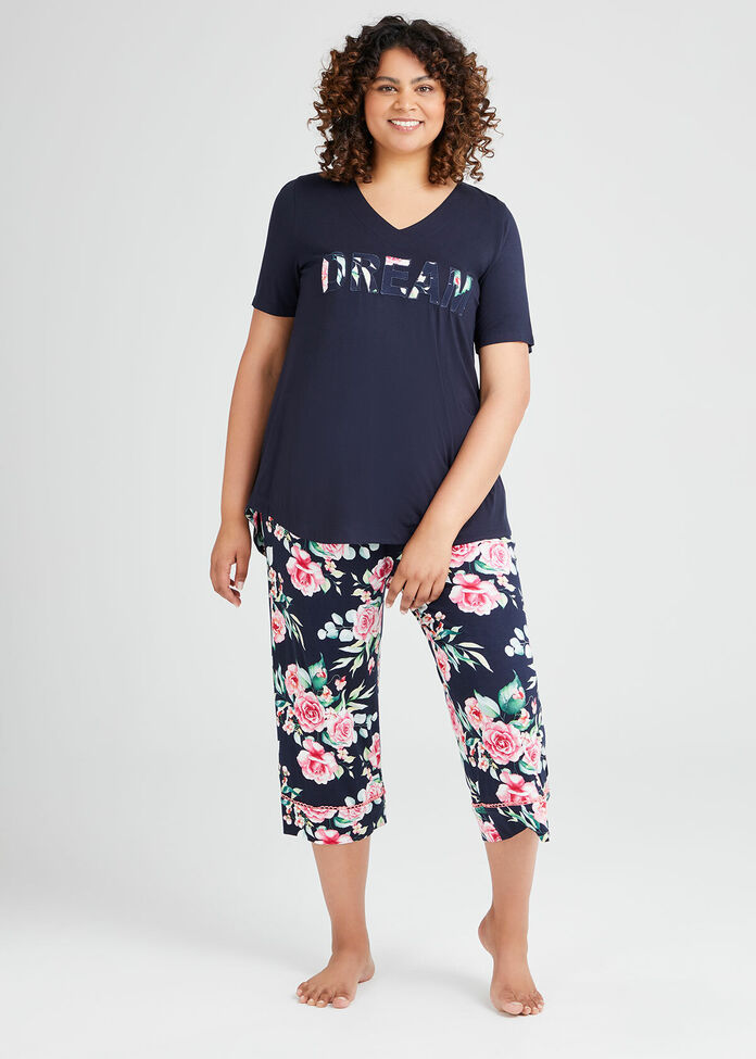 Bamboo Bouquet Pyjama Top, , hi-res