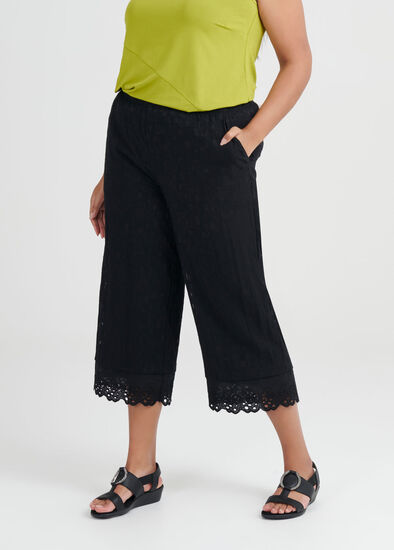 Plus Size Coastal Escape Crop Pant