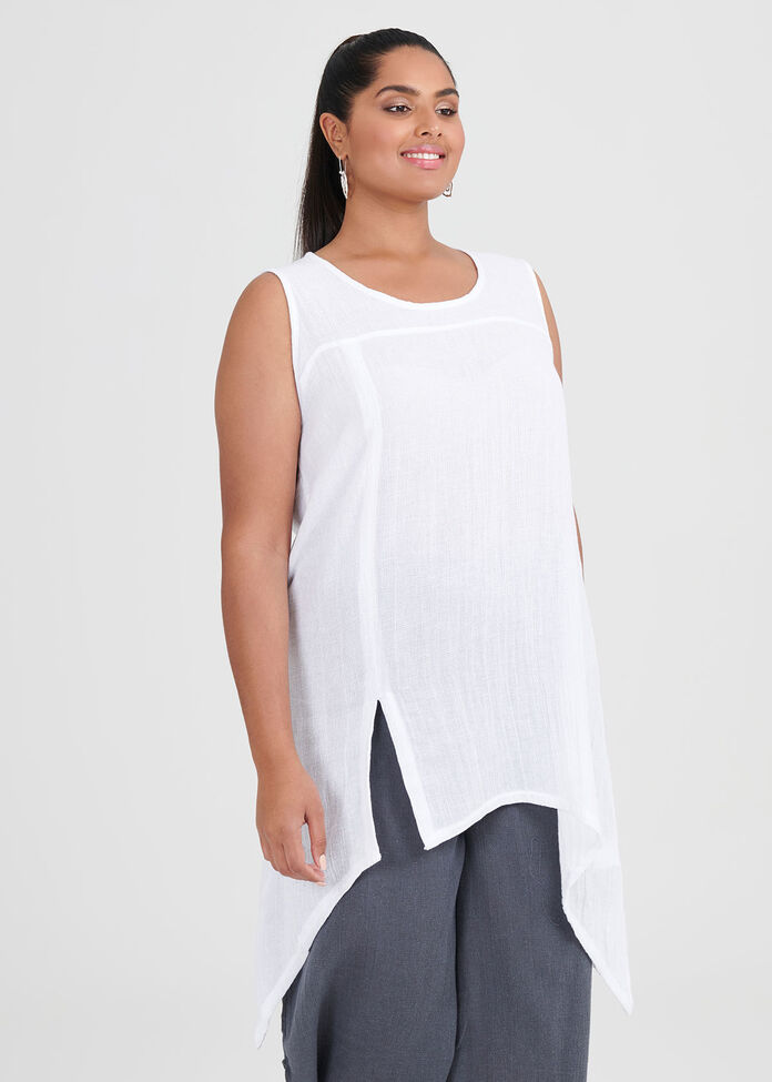 Linen Swansea Tunic, , hi-res