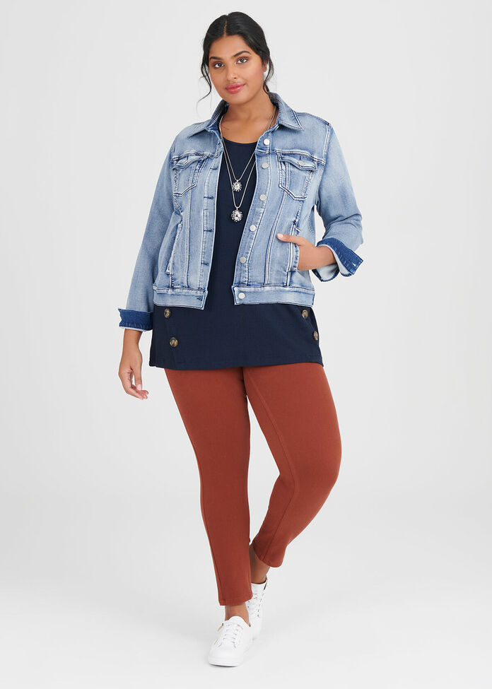 The Best Friend Denim Jegging, , hi-res