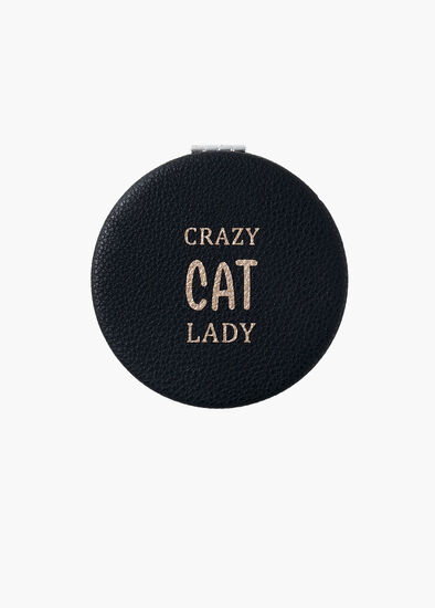 Crazy Cat Lady Compact Mirror