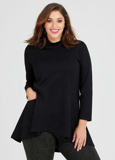 Plus Size Selena Bamboo Ponte Tunic