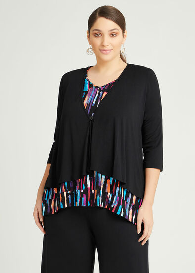 Plus Size Milla Bamboo Cardigan