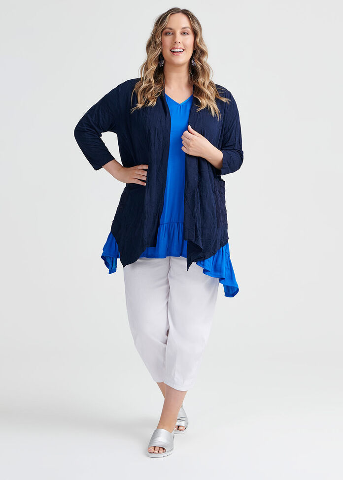 Luxe Blue Lady Tunic, , hi-res