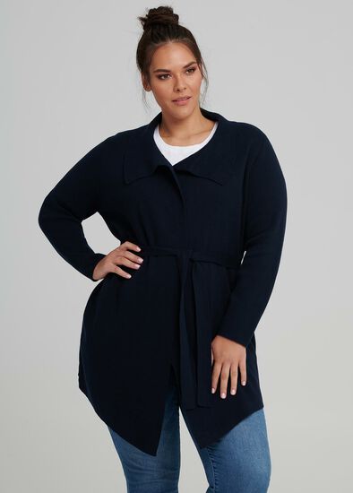 Plus Size Eden Belt Cardi