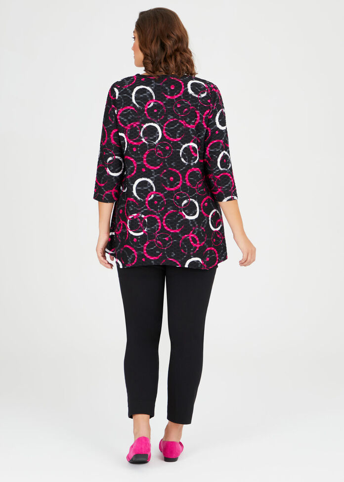 Circle Jacquard Top, , hi-res