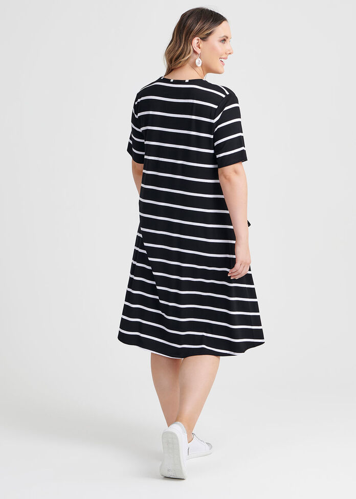 Beaucoup Stripe Dress, , hi-res