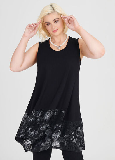 Plus Size Reflection Natural Tunic