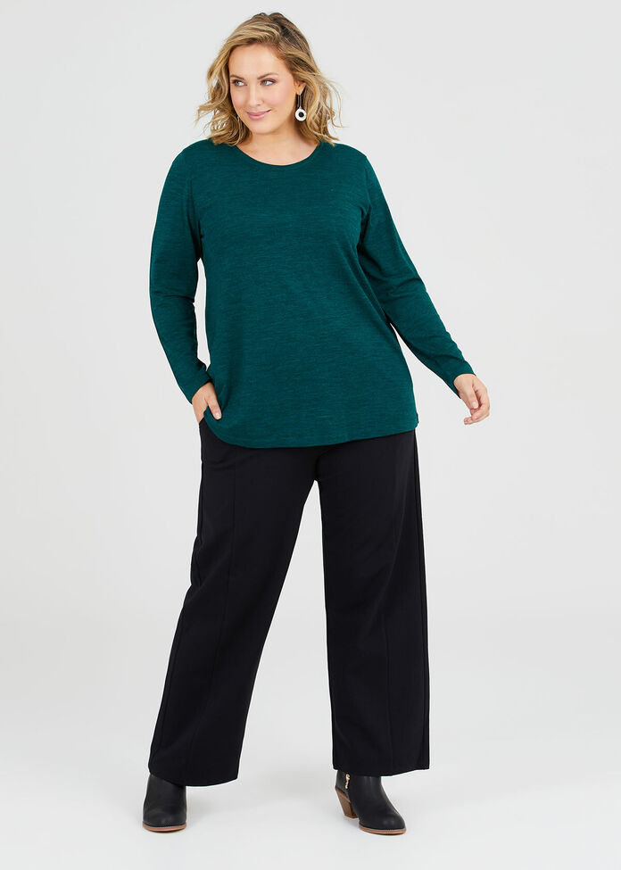 Ponte Sailor Wide Leg Pant, , hi-res