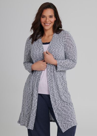 Plus Size Lounge Cardi