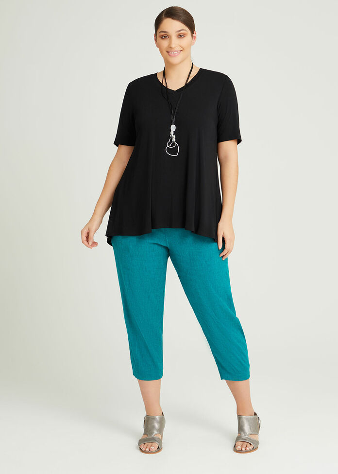 Bamboo Habitual Vneck Top, , hi-res