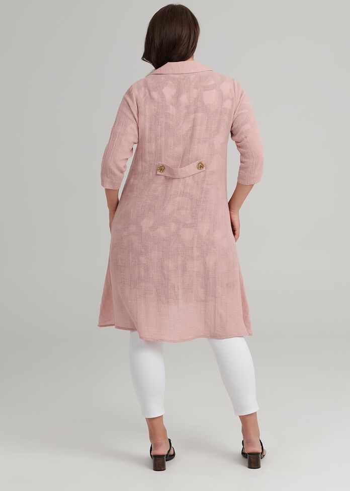 Linen Daybreak Duster, , hi-res