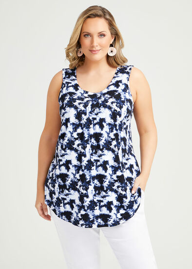 Plus Size Midnight Bamboo Tank