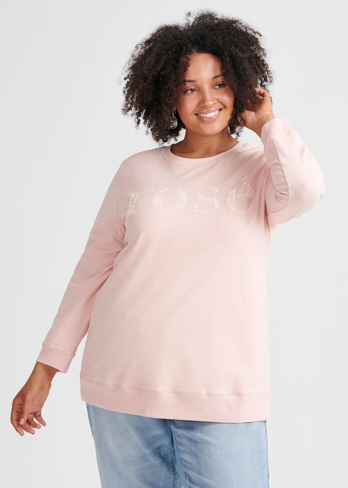 Organic Rose All Day Top, , hi-res