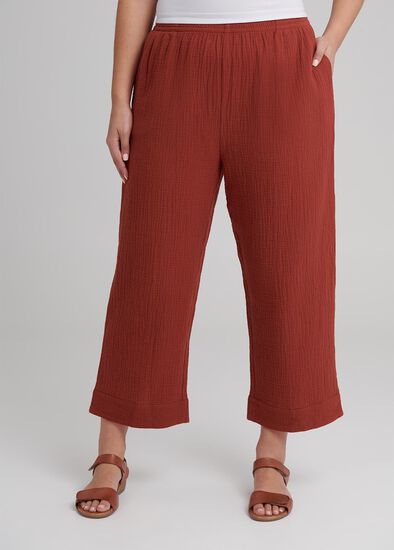 Plus Size Cotton Malta Pant