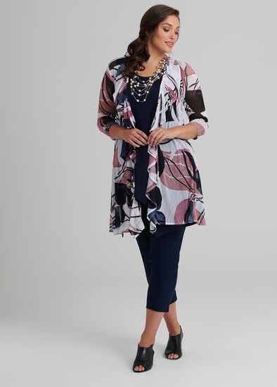 Plus Size Estelle Mesh Cardi