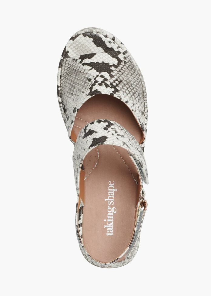 Madison Snake Print Wedge, , hi-res