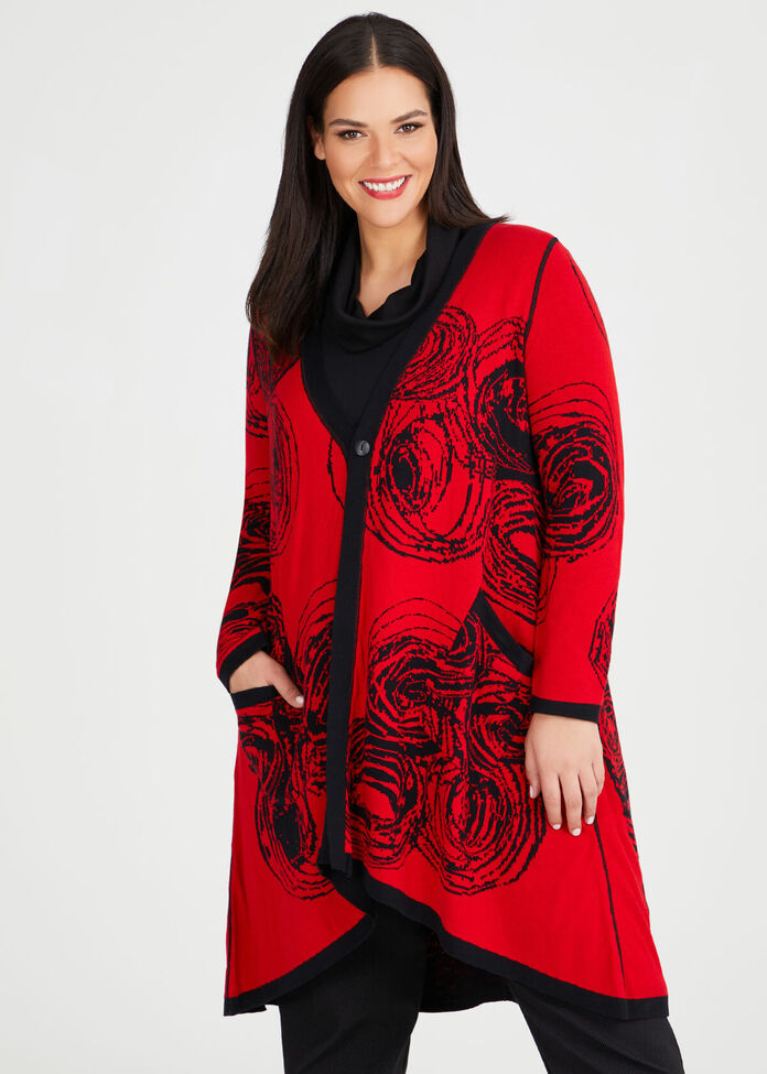 Tatum Cotton Cardigan, , hi-res