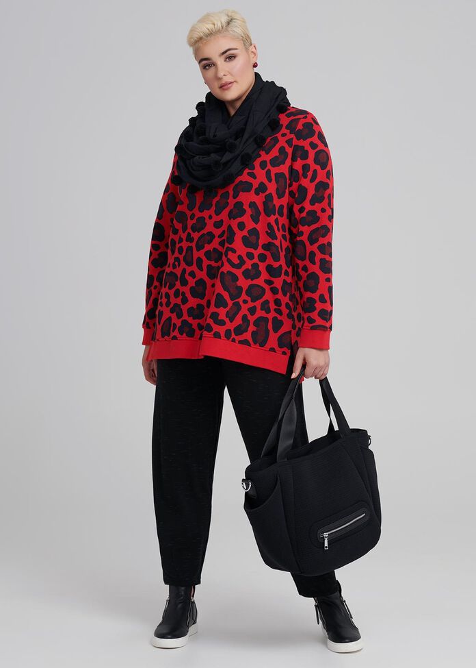 Leopard Luxe Top, , hi-res