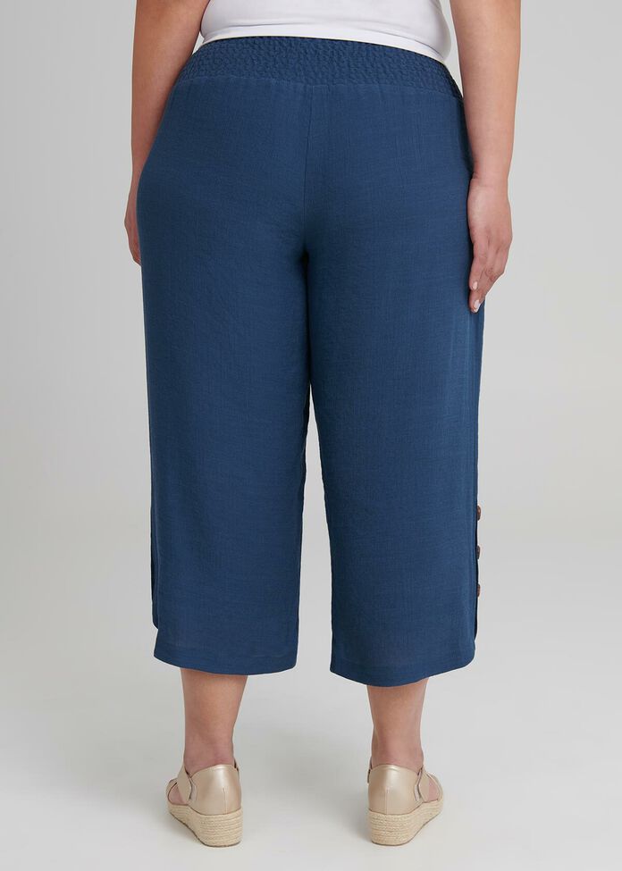 Sahara Button Crop Pant, , hi-res