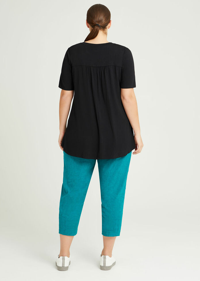 Bamboo Habitual Vneck Top, , hi-res